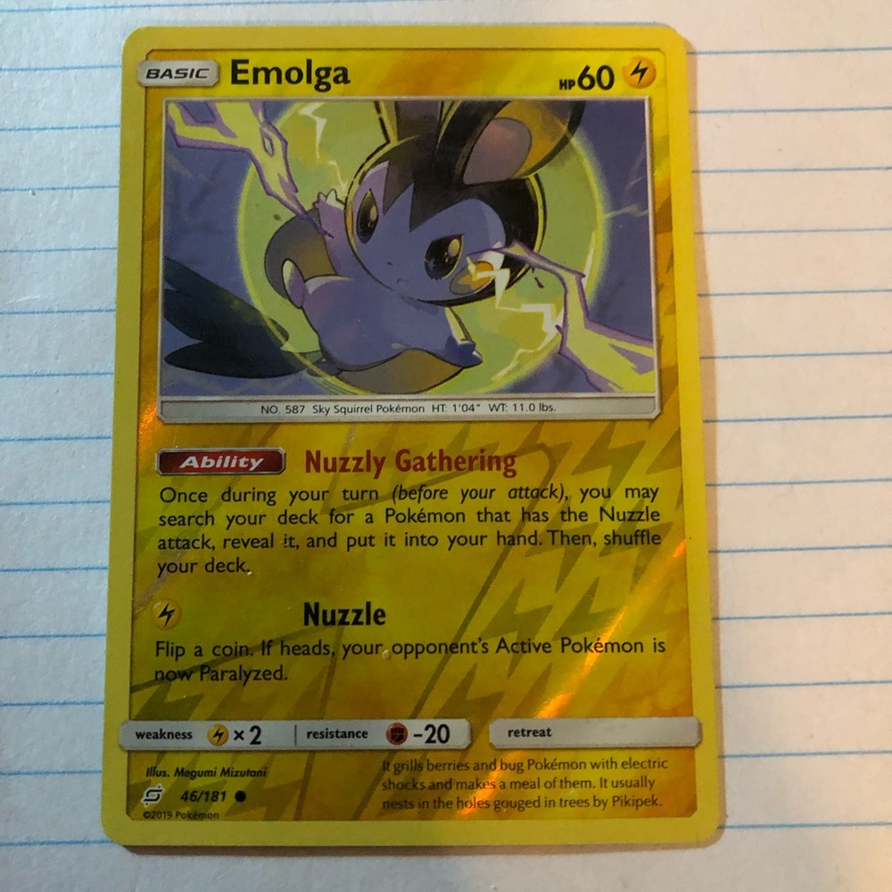Emolga Pokémon Card